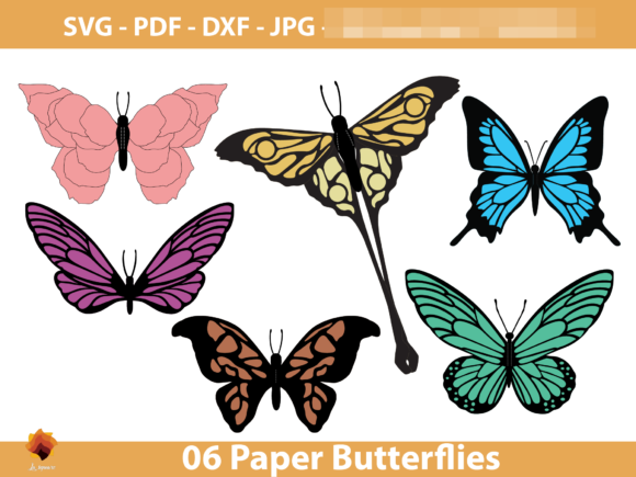 Download 06 DIY Paper Butterfly Templates - Diy paper Collection