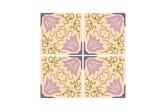 Download Vintage Floral Tiles, Spring - Floral tiles Collection
