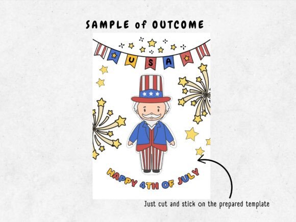 Download DIY Paper Craft Build Uncle Sam 4th July - Diy paper Collection