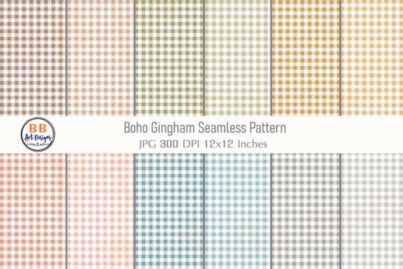 Download Boho Gingham Seamless Pattern Background - Pattern background Collection