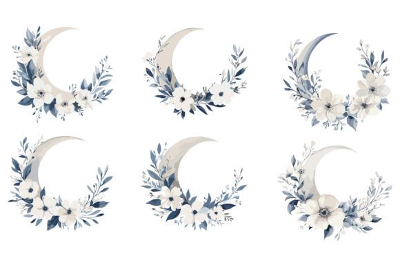 Download Moon Floral Vector Graphics - Graphic Collection