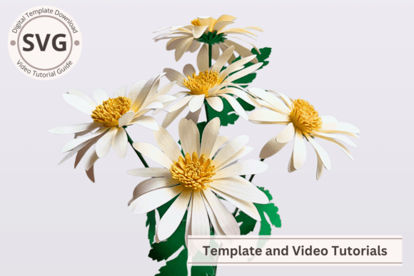 Download Easy DIY Paper Flower Daisy Cricut SVG - Diy paper Collection